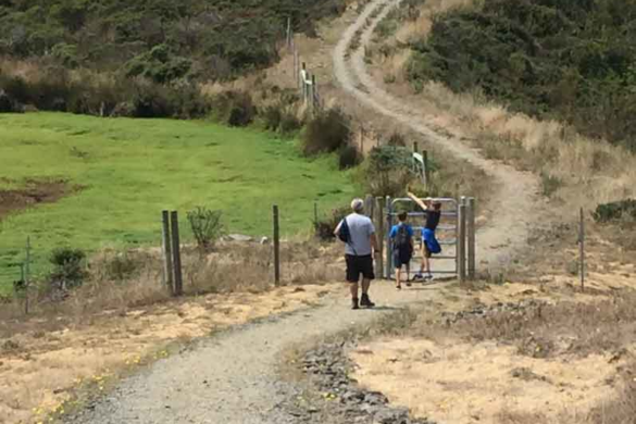 Hiking Estero Trail, Point Reyes National Seashore, California, USA