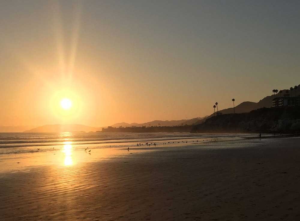 Pismo-Beach sunset at Pismo Beach, California