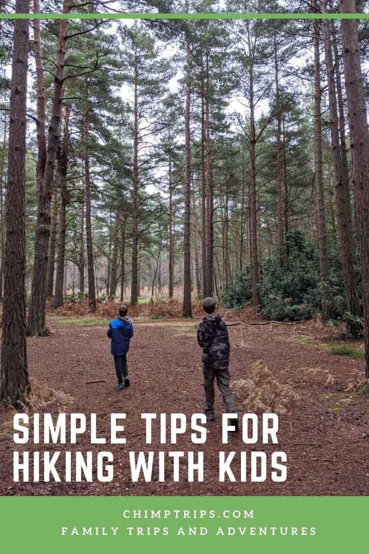 Pinterest - Easy tips for hiking with kids