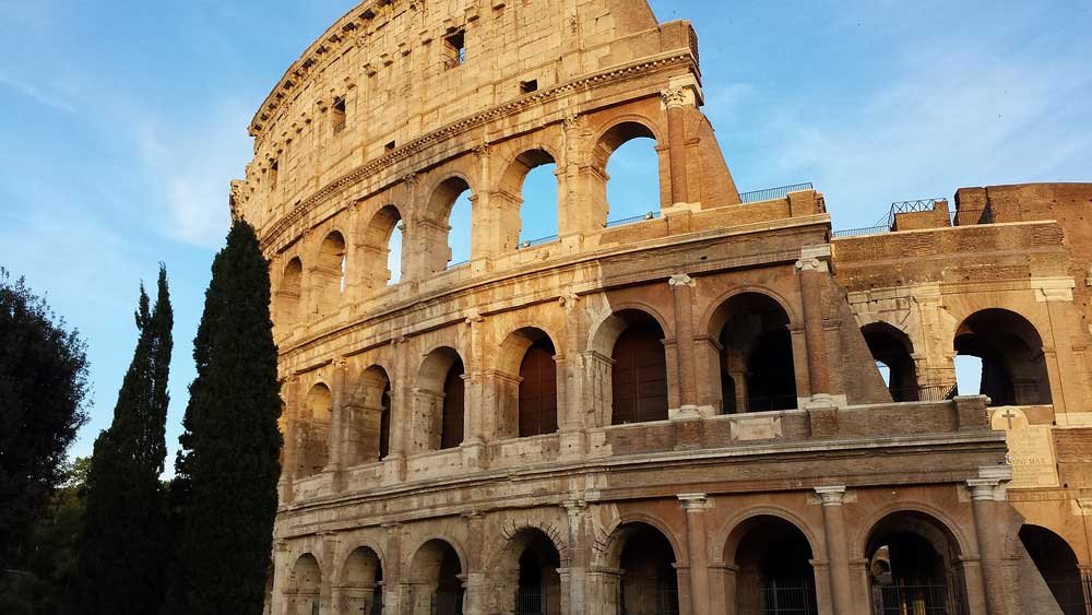 Collosseum, Italy view of Collosseum, Italy