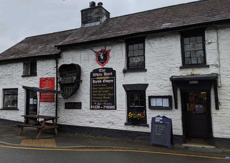The White Hart, Cenarth, West Wales, UK