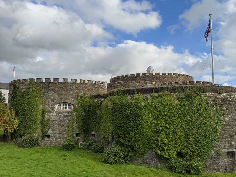 Ivy clad Deal Castle, Kent, UK