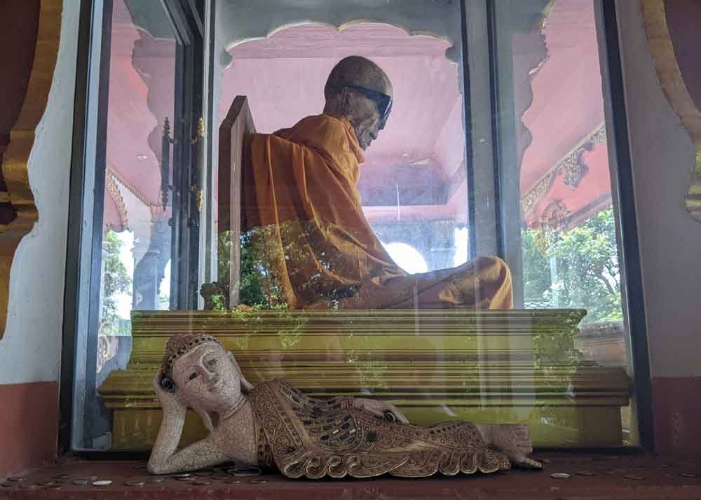 Mummified Monk, Kou Samui, Thailand Mummified Monk, Kou Samui, Thailand